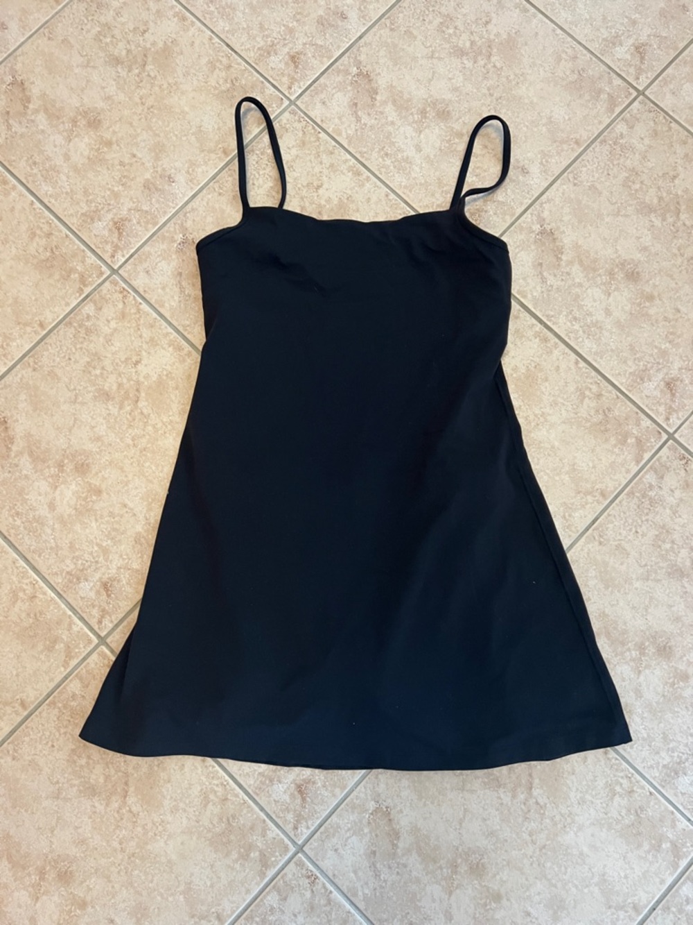 lululemon athletica Black Slip Dress